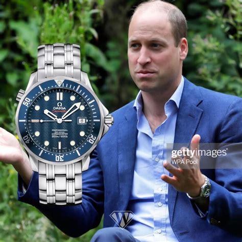 prince william wearing omega seamaster|why does prince william only wear omega.